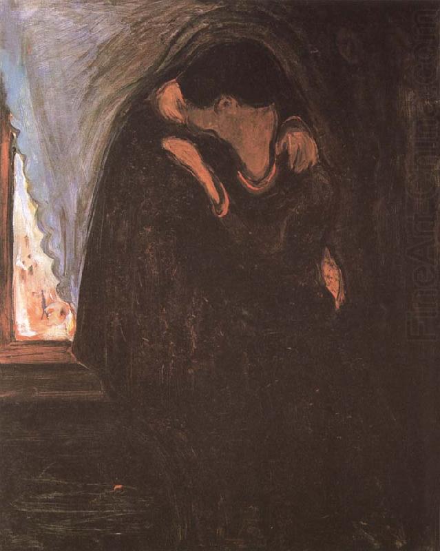 Edvard Munch Kiss china oil painting image